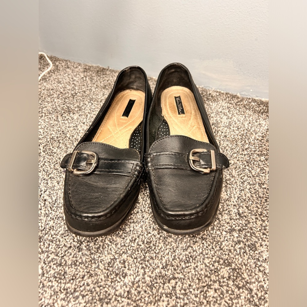 Thom McAn Leather Slip- On Loafers
